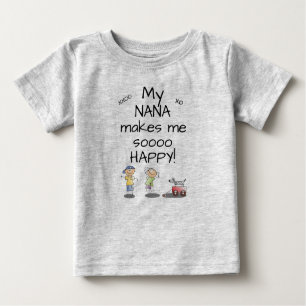 Nana me fait Sooo T-shirt heureux de bébé