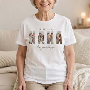 NANA Photo Personnalisé T-Shirt Grand-Mère 