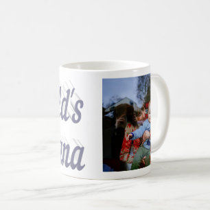 Nana photo texte gris tasse de café