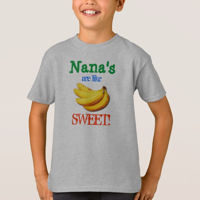 Nana sont comme le T-shirt de BONBON à bananes (Devant)