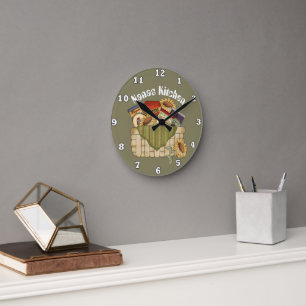 Nanas Cuisine amusante horloge murale de la cuisin