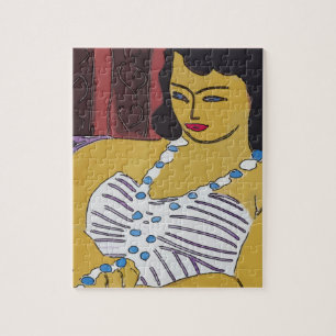Nancy Abstrait Summer Jigsaw Puzzle Puzzle
