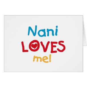 Nani aime mes t-shirts et cadeaux