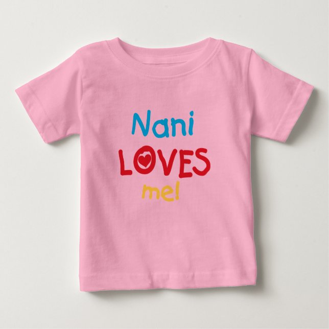 Nani m'aime T-shirts et cadeaux (Devant)