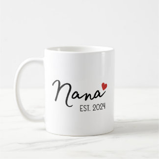 Nani Nana Est 2024 Mug Set, Nouveau Grand-Parent I