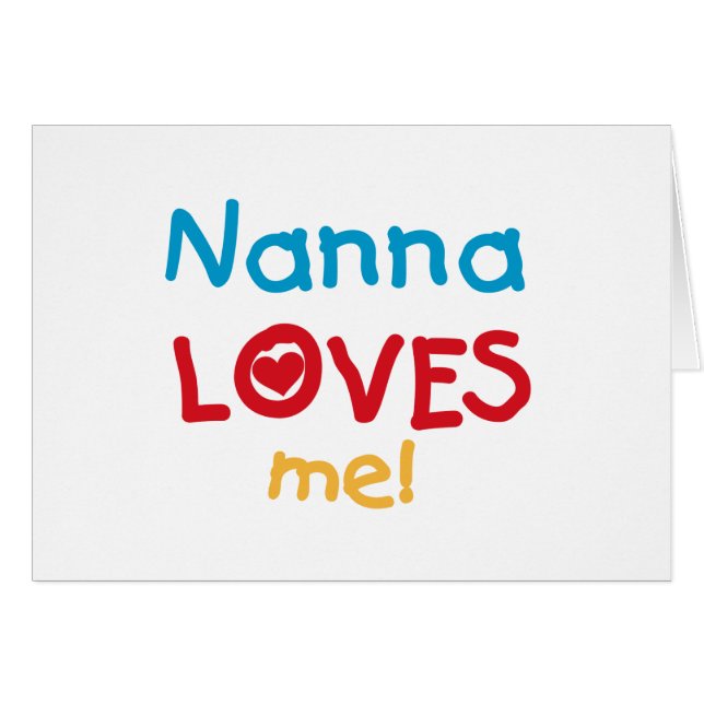 Nanna aime mes t-shirts et cadeaux (Devant horizontal)