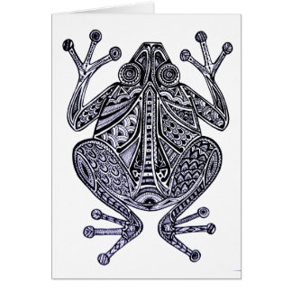 Nanook la carte vierge de grenouille