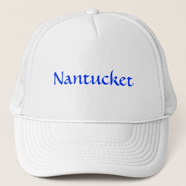 Nantucket, MA Casquette de baseball / Trucker Hat (Devant)