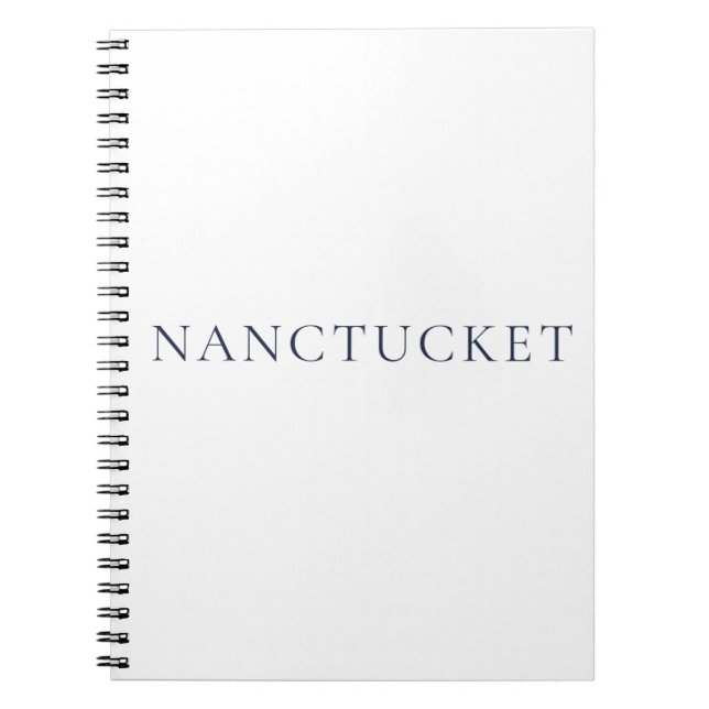 Nantucket Notebook | Preppy Coastal Journal (Devant)