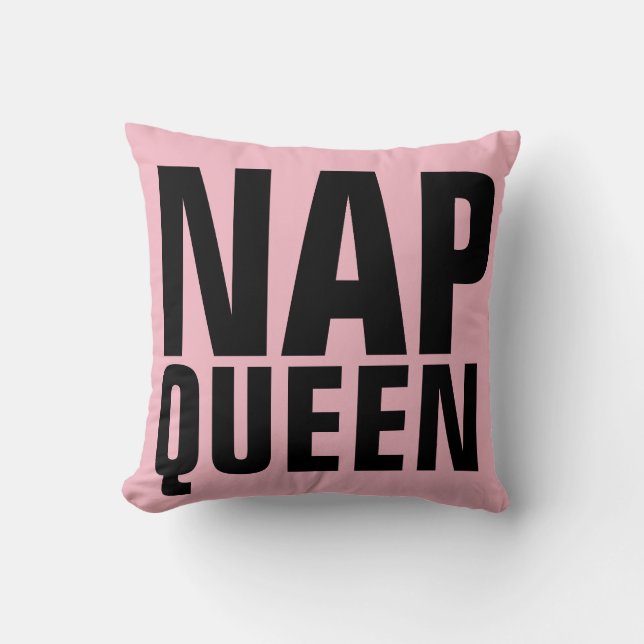 NAP QUEEN Coussins roses (Recto)