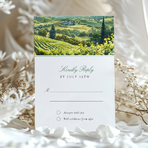 Napa Valley RSVP Invitation pour Mariage
