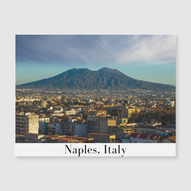 Naples, Italie Carte magnétique (Devant)