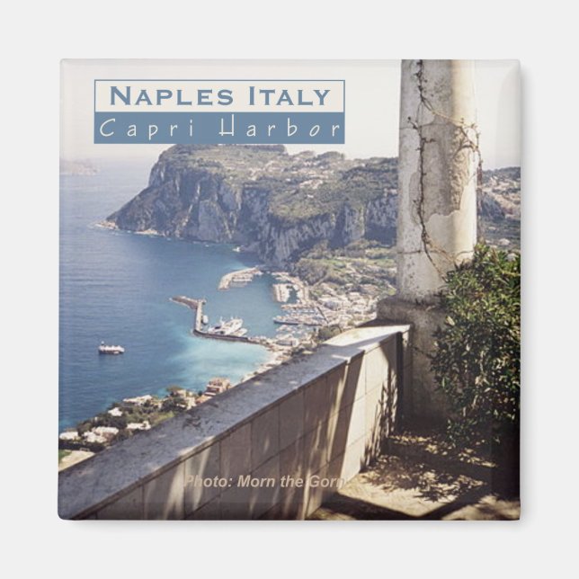 Naples Italie Travel Photo Souvenir Frigo Magnets (Devant)