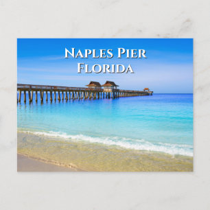 Naples Pier Florida Blue Ocean Carte postale