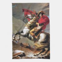 Napoléon croisant la serviette de cuisine d'Alpes