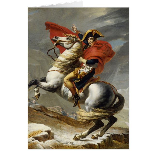 Napoléon croisant le passage grand de St Bernard (Devant)