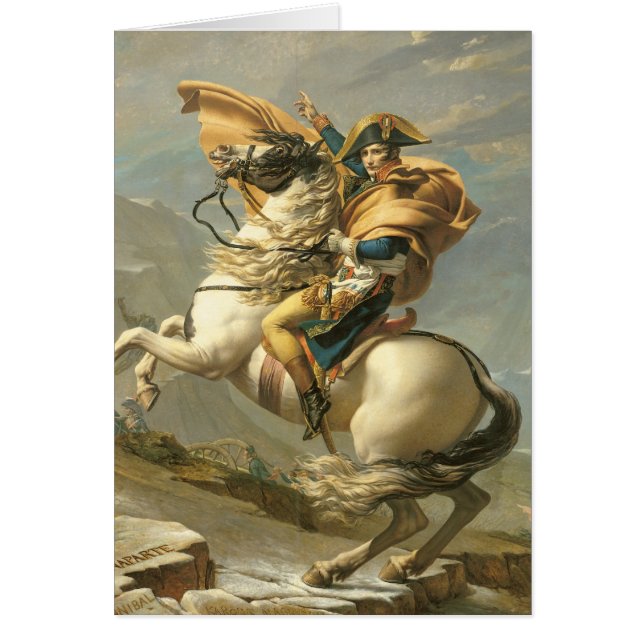 Napoléon croisant les Alpes chez le St Bernard (Devant)