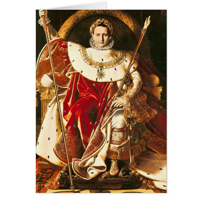 Napoléon I sur le trône impérial, 1806 (Devant)