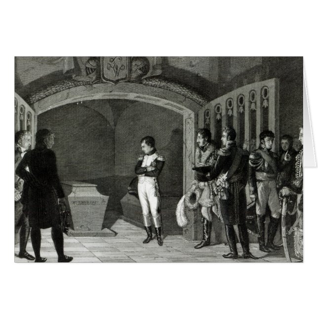 Napoléon méditant avant la tombe (Devant horizontal)