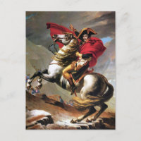 Napoléon Traversant les Alpes Carte postale