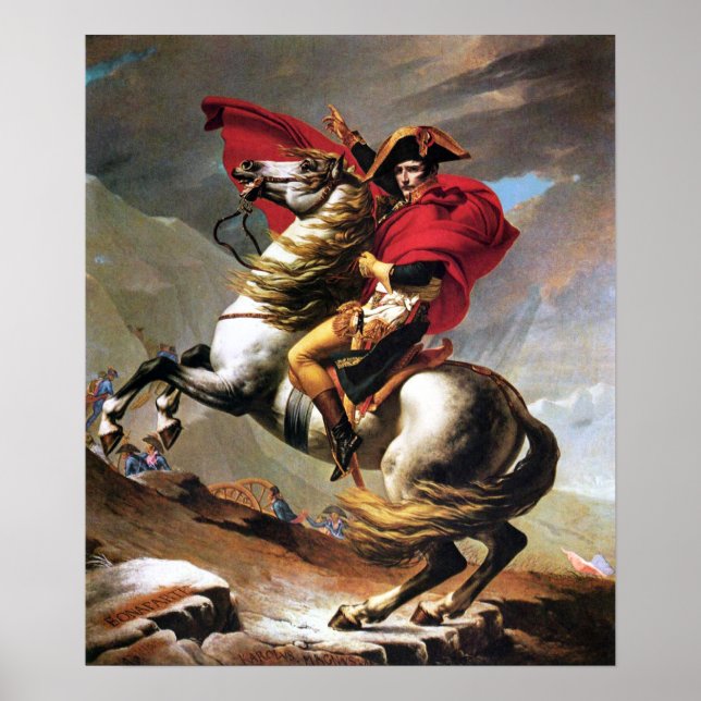 Napoléon Traverser les Alpes Poster (Devant)