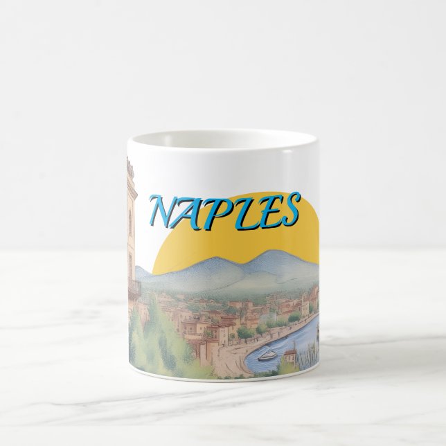 Napoli Mug – Vesuvio Skyline Coffee Cup | Souvenir (Centre)