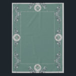 Nappe 10th,11th,20th,25th Wedding Anniversary<br><div class="desc">Looking for the right 10th wedding or any other anniversary tablecloth? Then perhaps a beautiful,  silvery grey,  ornate hearts and gemstone graphic will be just the thing to give them BOTH!</div>