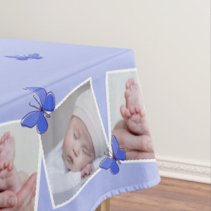 Nappe 32 images Carrés Photo Collage Papillons bleus