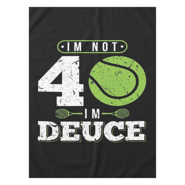 Nappe 40e Birthday Venin de tennis Blanket (Devant)