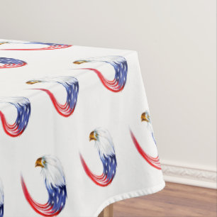 Nappe 4 juillet Aigle du drapeau patriotique