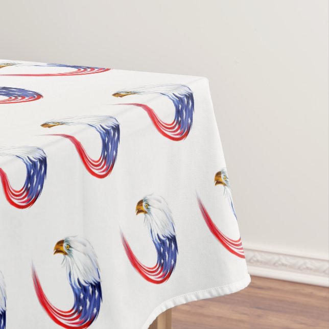 Nappe 4 juillet Aigle du drapeau patriotique (In Situ)