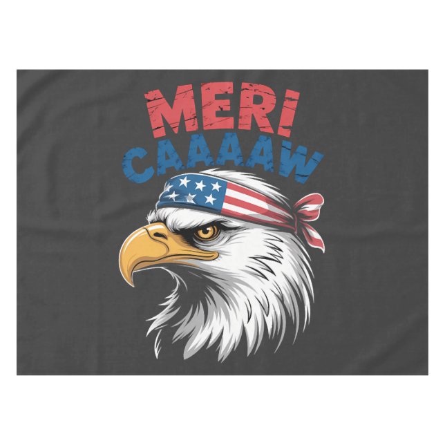 Nappe 4 juillet Aigle Liberté Patriotique (Devant (Horizontal))