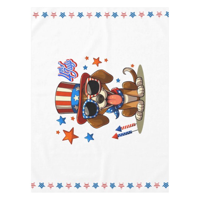 Nappe 4 juillet chien/chiot (Devant)