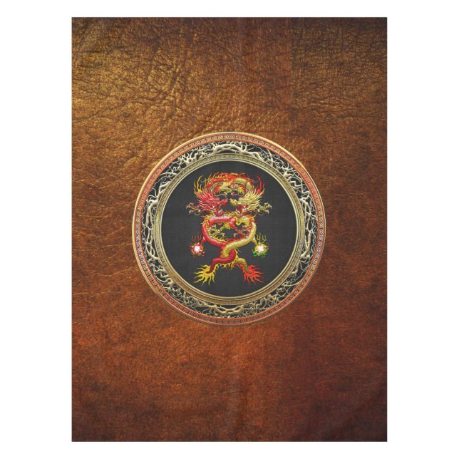 Nappe [600] Dragons rouges et jaunes (Devant)