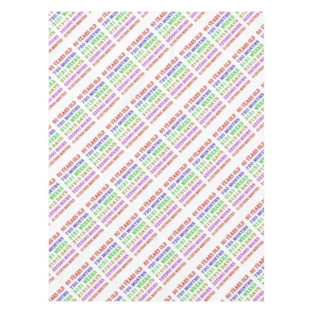 Nappe 60e anniversaire Jalons (Devant)