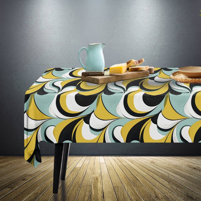 Nappe 60s les années 70 Vibe Retro Swirls Abstrait Pat#3 (Créateur téléchargé)