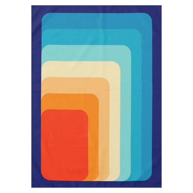 Nappe 70s Square Rainbow (Devant)