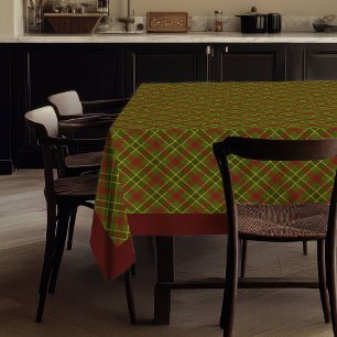 Nappe à carreaux minimaliste de style tartan aux c