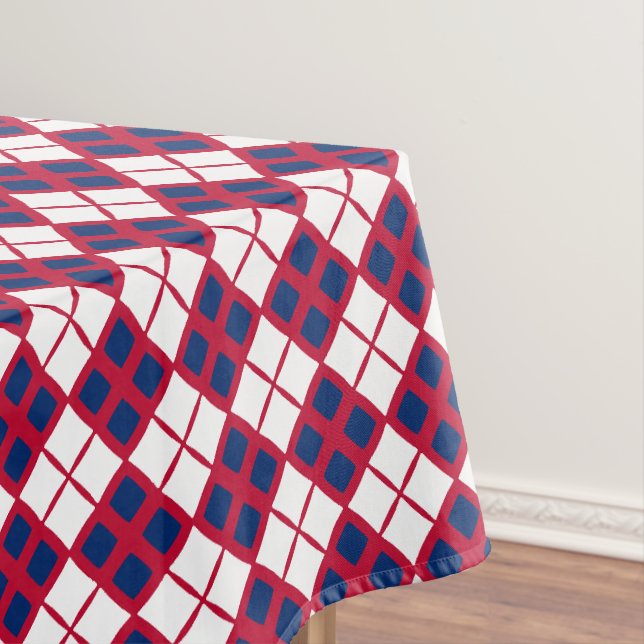 Nappe à carreaux rouge, blanc et bleu (In Situ)