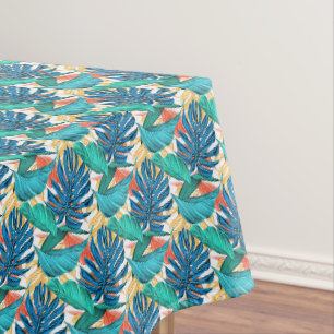Nappe à Feuilles Tropicales