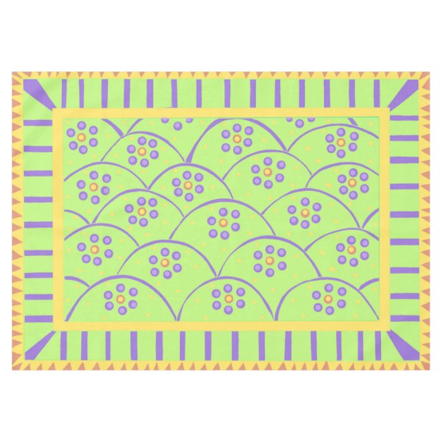Nappe à fleurs de baja (Devant (Horizontal))