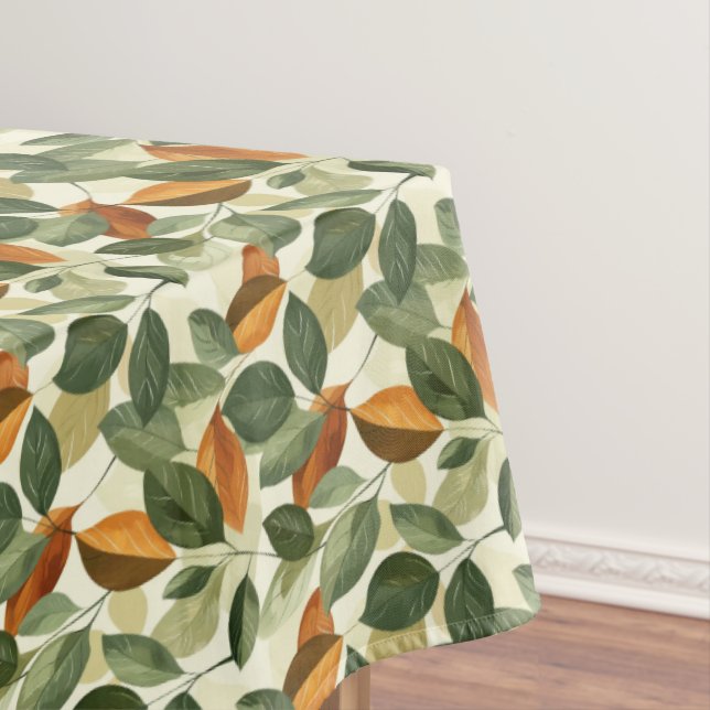 Nappe à motif de feuilles Décor de feuilles d'auto (In Situ)