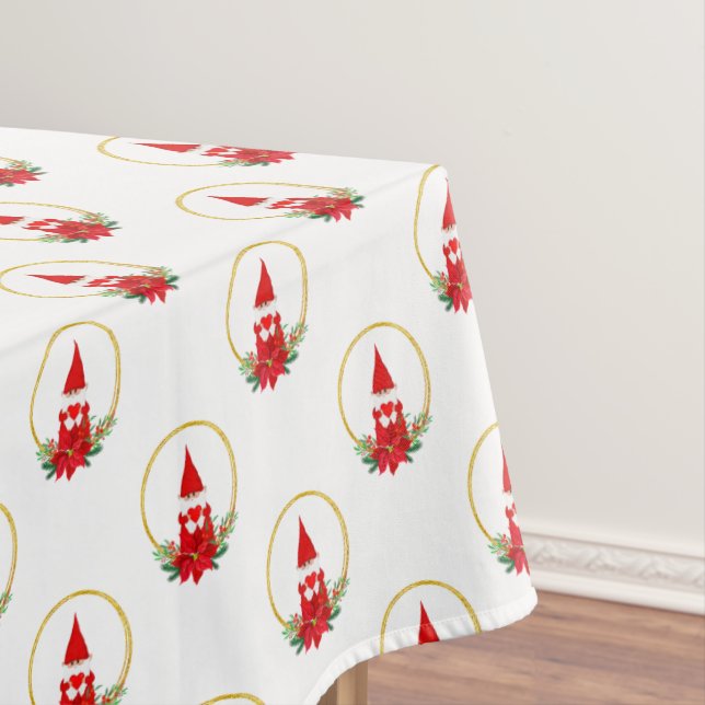 Nappe à motif de gnome mignon et de couronne de No (In Situ)