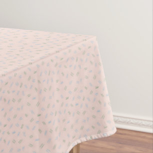 Nappe à motif gribouillis rose