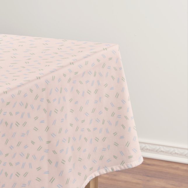 Nappe à motif gribouillis rose (In Situ)