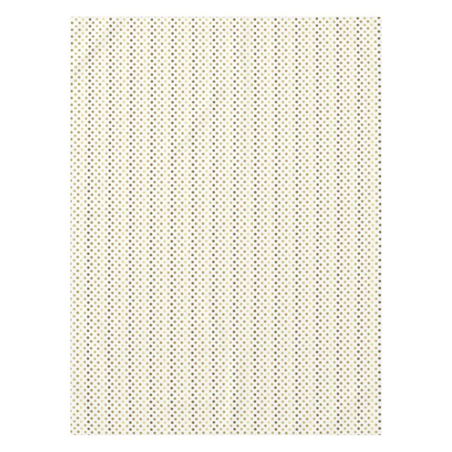 Nappe à pois blancs et dorés (Devant)