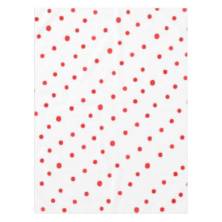 Nappe à pois rouges