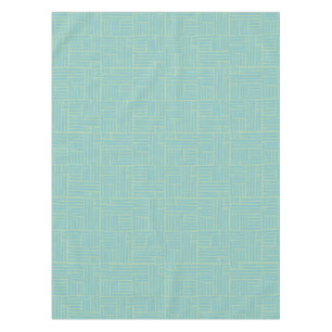 nappe à rayures à encre turquoise