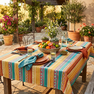 nappe à rayures aztèques