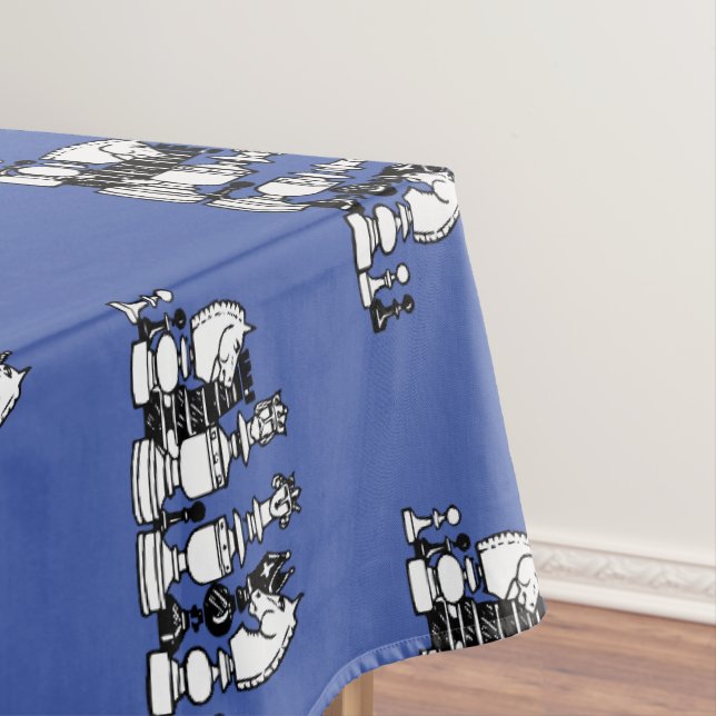 Nappe à thème d'échecs pour fêtes Tournois (In Situ)